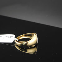 Real 10K Gold Diamond Mens Ring