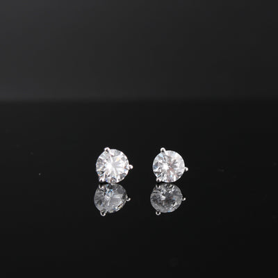 10K Gold 2.00 Diamond Studs