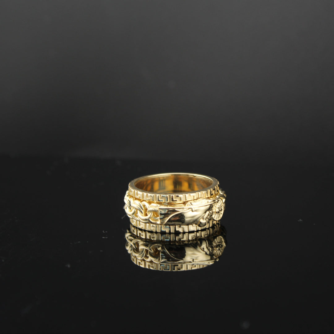 10K Chino Link Rotating Mens Rings Size 10 – ICEBYAK