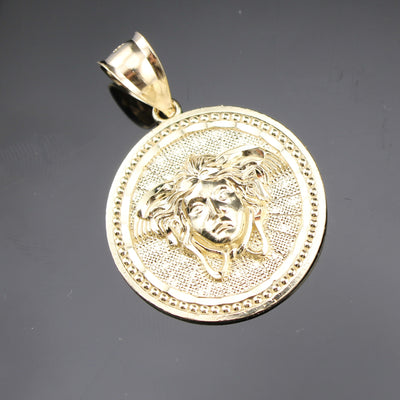 10K Real Gold Versace Inspired Medallion