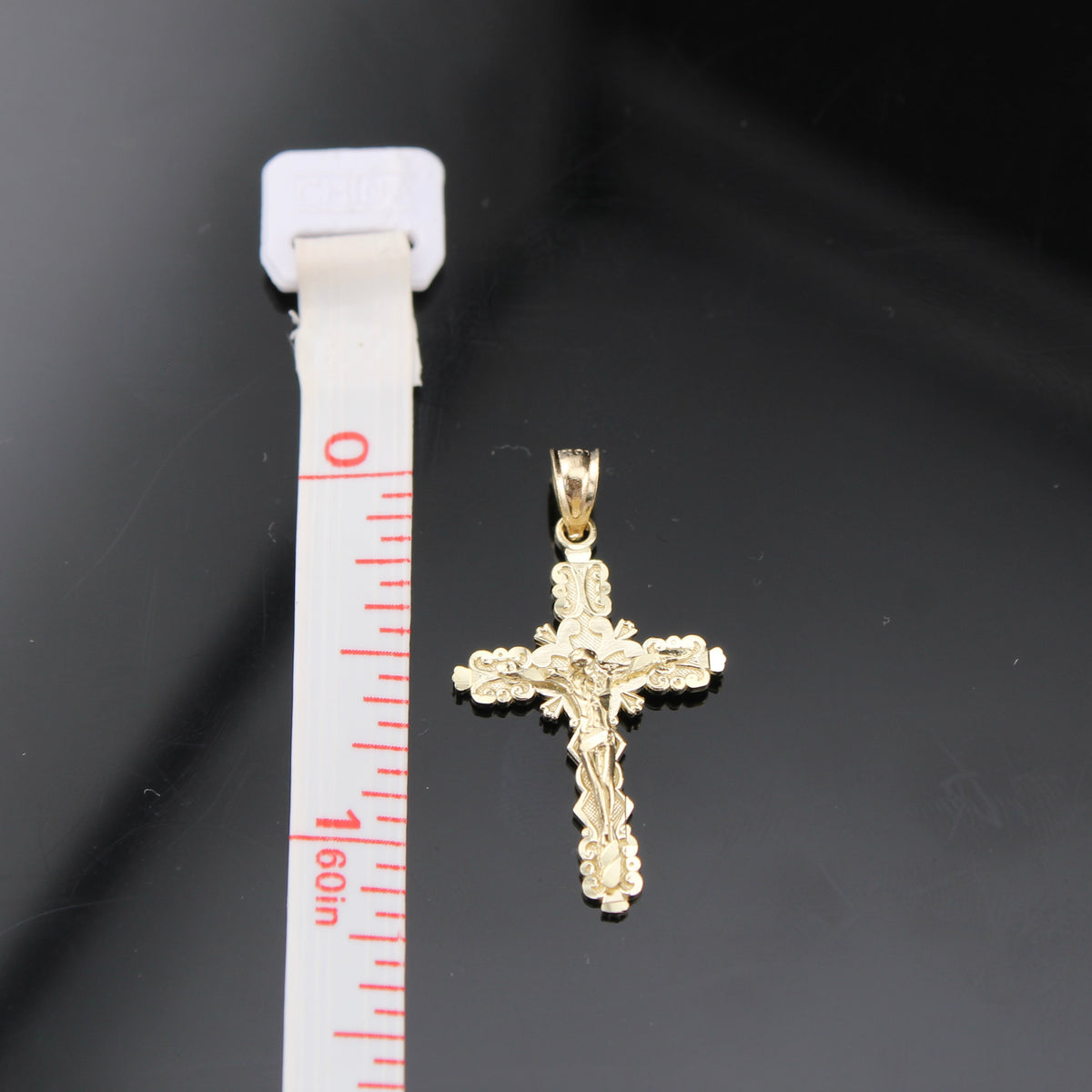 Real 10K Gold Cross Pendant