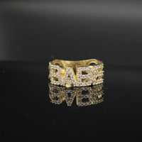 Anillo "Babe" de oro de 10K auténtico