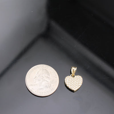 10k Gold Heart Pendant