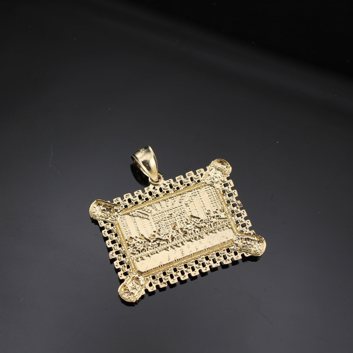 10K Real Gold Last Supper Pendant