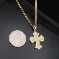 Dije de Cruz para Hombre de Oro de 10K auténtico