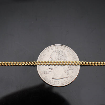 10K Real Gold Men's Cross Pendant