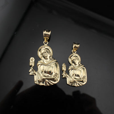 10K Real Gold Santa Clara Pendant