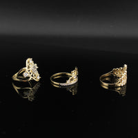 10K & 14K Real Gold Quinceañera Ring - alternate view - ICEbyAK