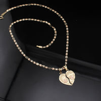 Colgante y Cadena Te Amo de Oro de 10K auténtico