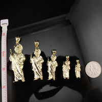 Dije de San Judas de oro de 10 quilates auténtico
