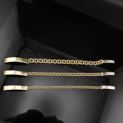 10k Gold Chino ID Ladies/Baby Bracelet