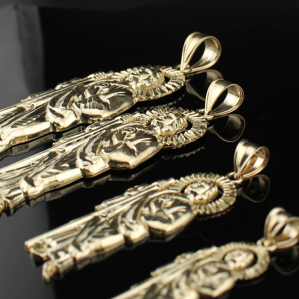 Real 10K Gold Saint Jude San Judas Pendant