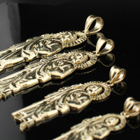 Real 10K Gold Saint Jude San Judas Pendant