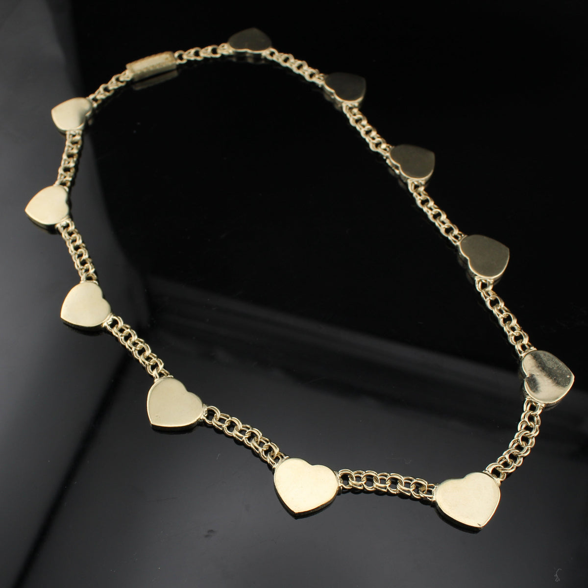 women's 10K Chino Heart Necklace - detail view - ICEbyAK