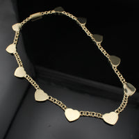 women's 10K Chino Heart Necklace - detail view - ICEbyAK