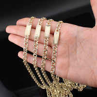 Real 10K Gold 6mm Chino Chains