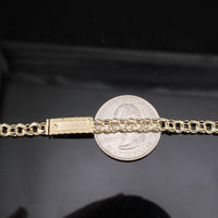 Real 10K Gold 5mm Heart Chino Chain