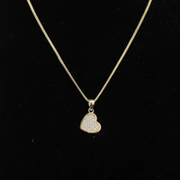 Real 10K Gold Heart Necklace