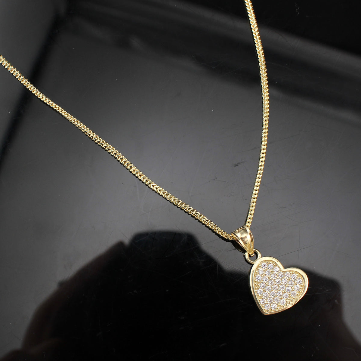 Real 10K Gold Heart Necklace