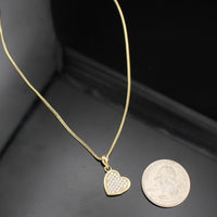 Real 10K Gold Heart Necklace