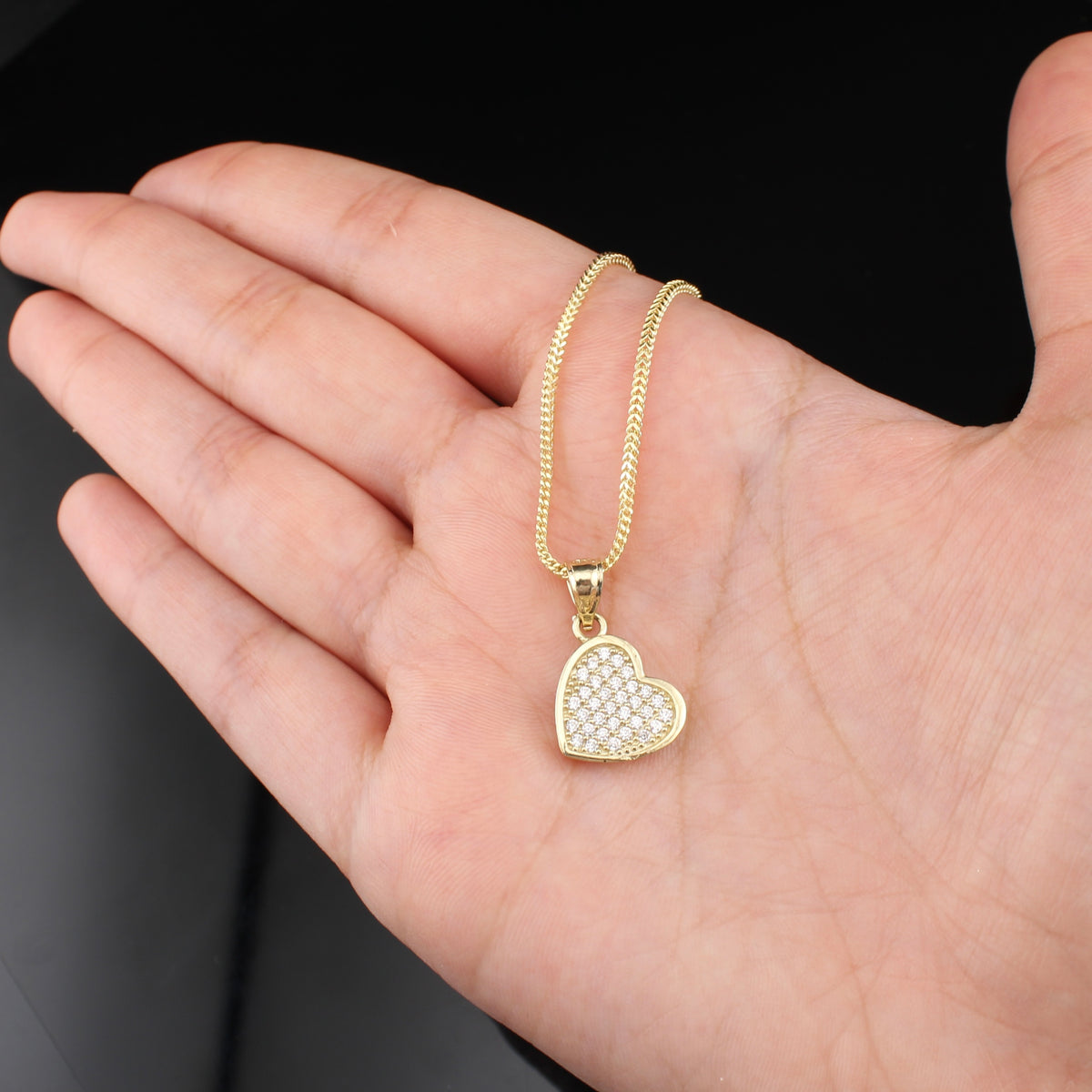 Real 10K Gold Heart Necklace