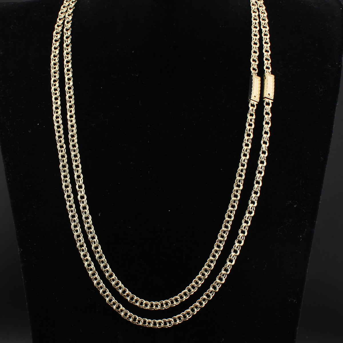 Real 10K Gold 5mm Chino Chain