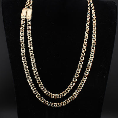 10K Gold Chino Chain 22in - 24in 7mm