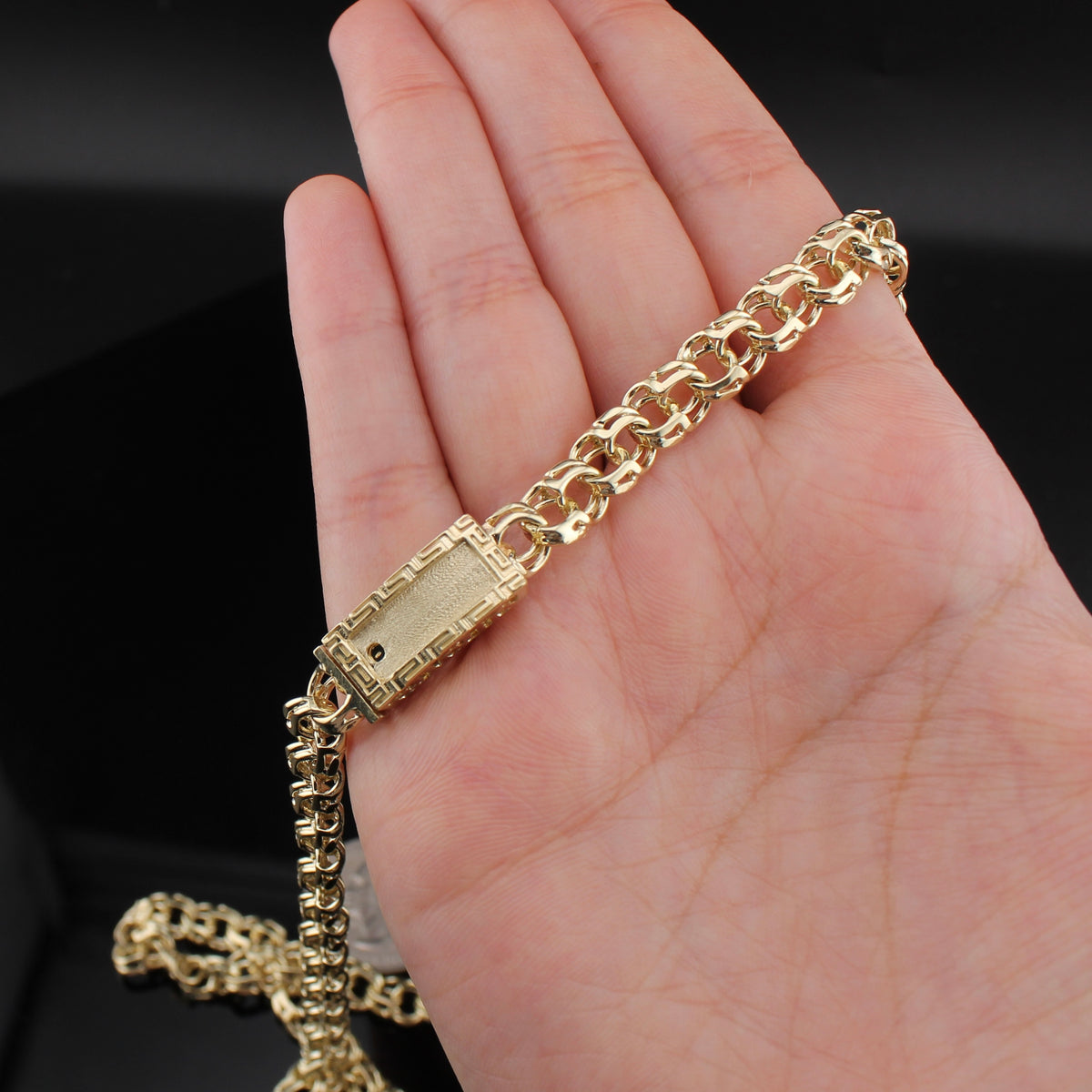 Real 10K Gold 7mm Chino Chain