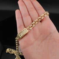 Real 10K Gold 7mm Chino Chain