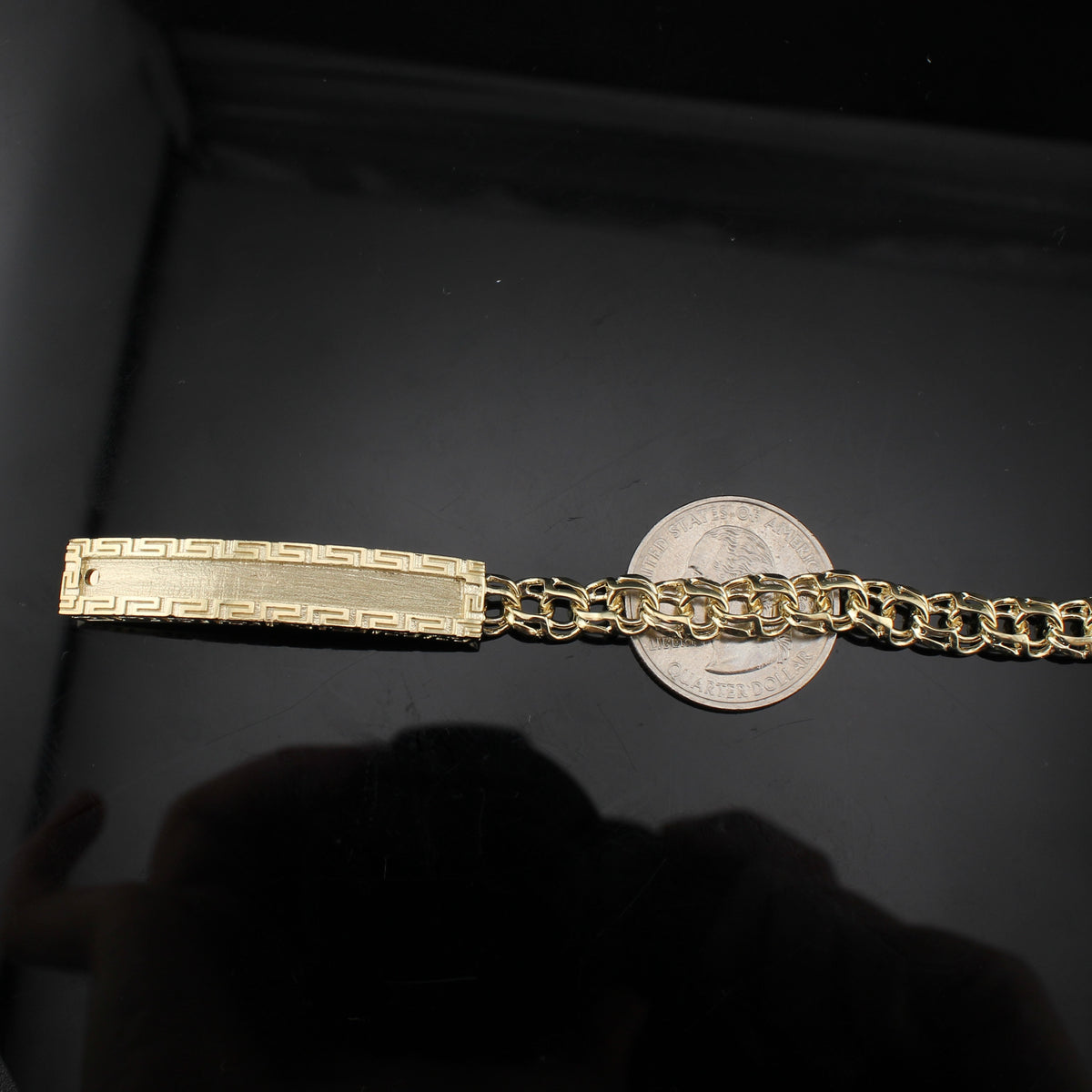 Real 10K Gold Chino Bracelet
