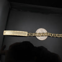 Real 10K Gold Chino Bracelet