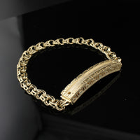Real 10K Gold Chino Bracelet