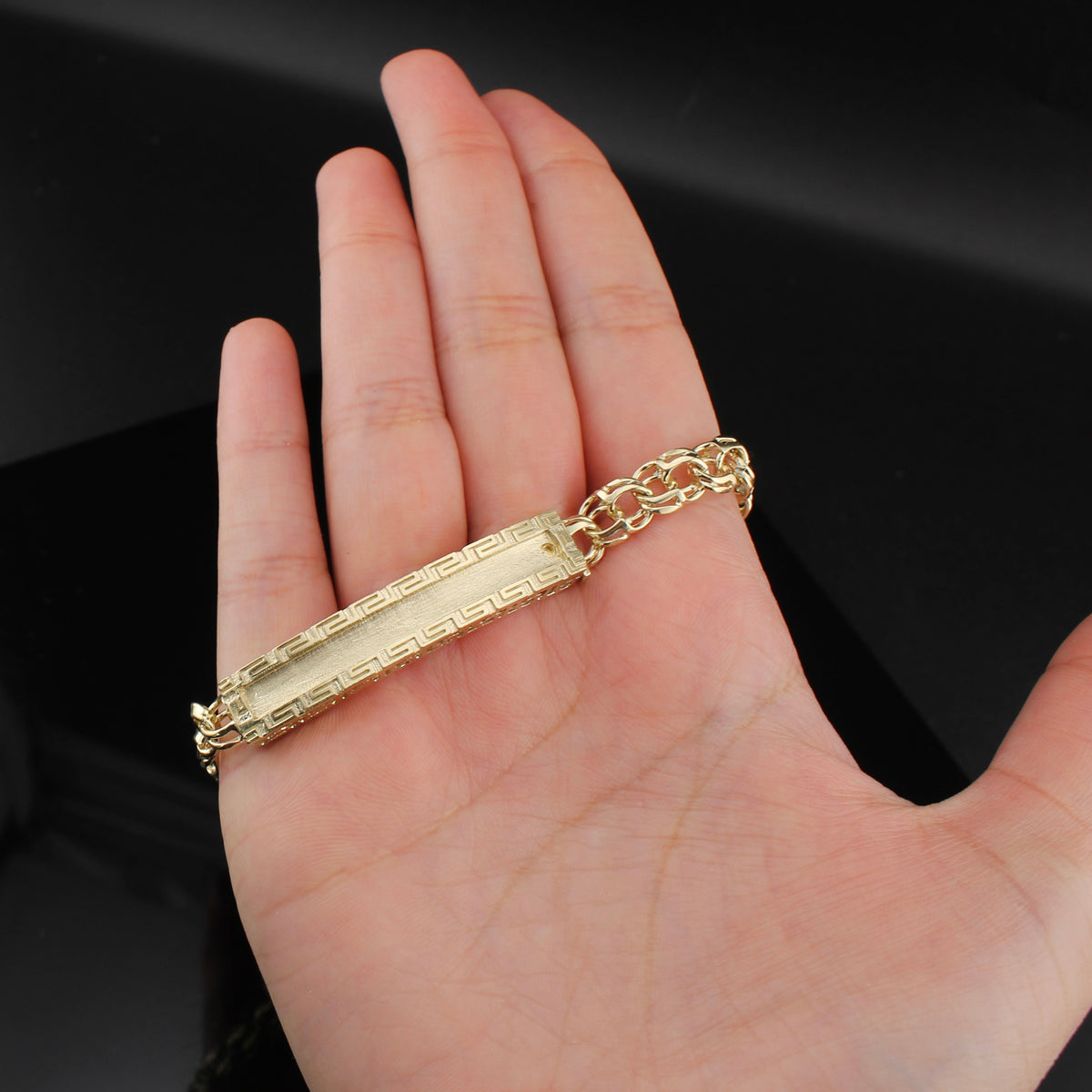 Real 10K Gold Chino Bracelet