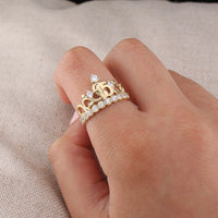 Real 10K Gold Quinceañera 15 Ring