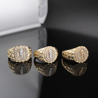 Real 10K Gold Nugget San Judas Saint Jude Ring