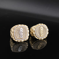 Real 10K Gold San Judas Saint Jude Ring Nugget