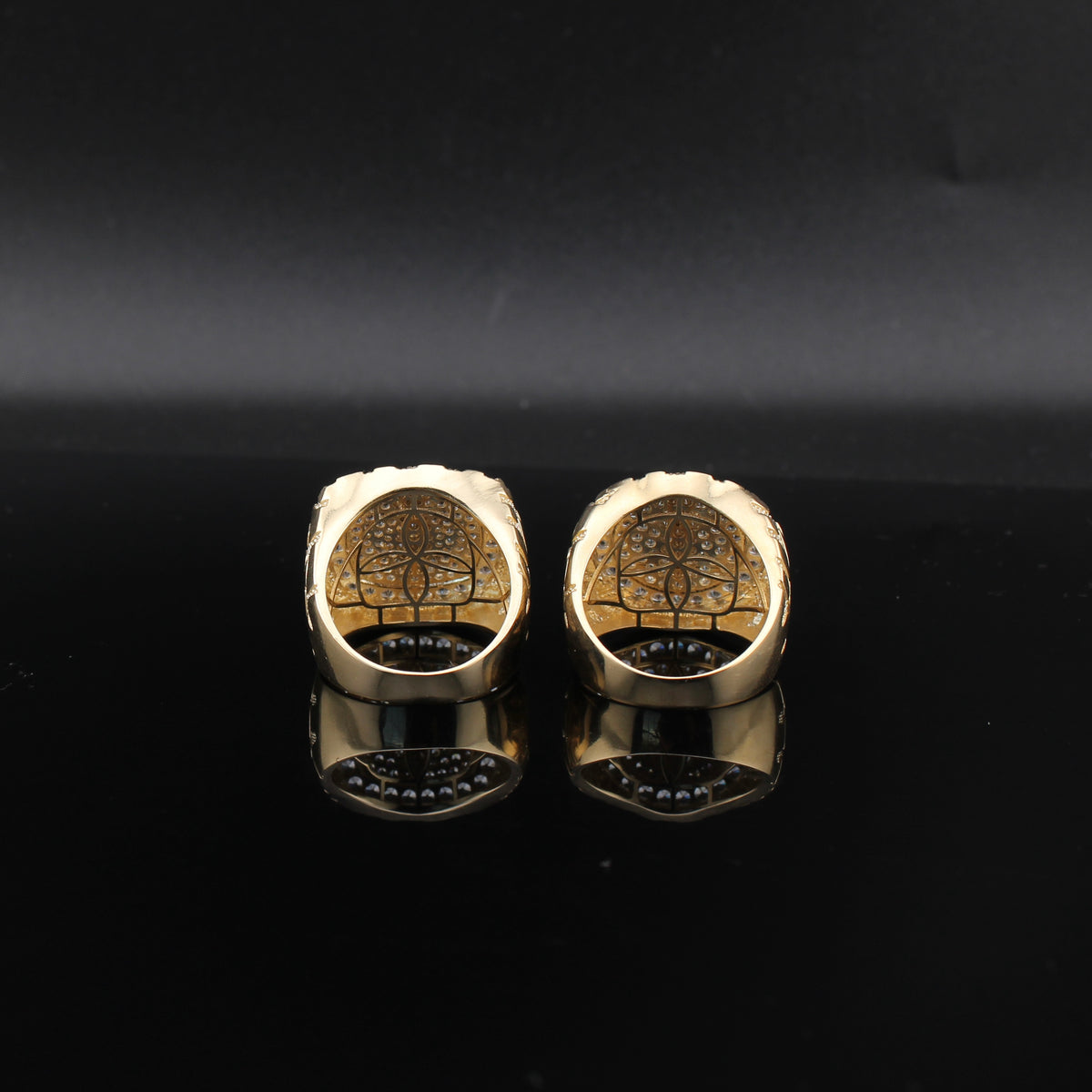 Real 10K Gold San Judas Saint Jude Ring Nugget