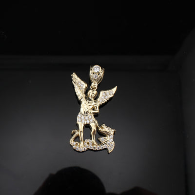 10K Gold Angel Pendant