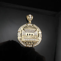 Real 10K Gold Last Supper Pendant