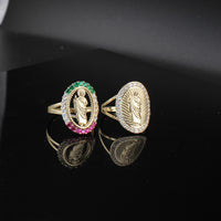 Anillo de oro de 10K auténtico de San Judas