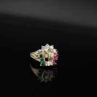 Anillo de escorpión de oro de 10K auténtico