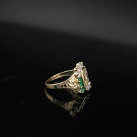 Anillo de escorpión de oro de 10K auténtico