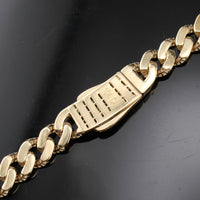 Pulseras Cubanas Reales de Oro de 10K y 6.5mm