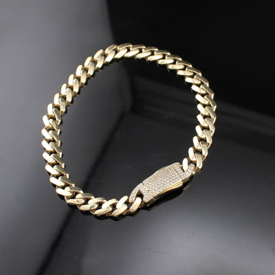 10K Gold Royal Cuban Bracelets 6.5mm