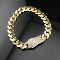 Real 14K Gold 10.5mm Royal Cuban Bracelet