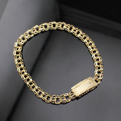 14K Gold Chino Bracelet 7mm