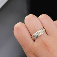 Real 14K Gold Couples Rings Set