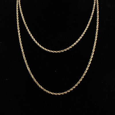 14K Gold Rope Chain 2mm