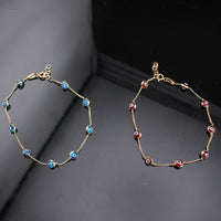 Pulsera de oro de 14 quilates con el Ojo Turco