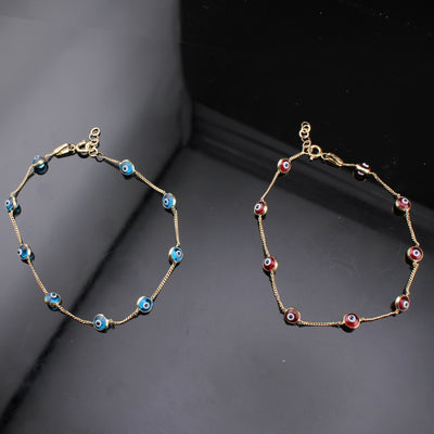 14K Evil Eye Bracelet